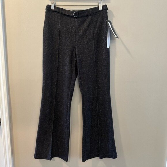 Carole Wren Pants Sz Small Grey Super Supper Soft Flared Pleated Trousers NWT - Picture 2 of 9